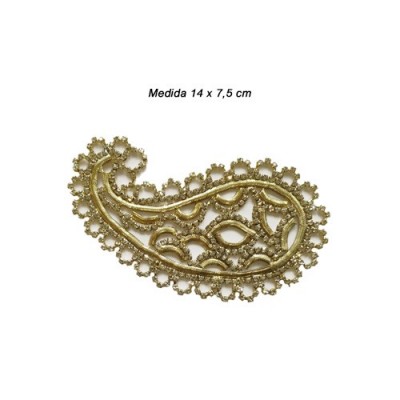 APLICACION BORDADA METAL...