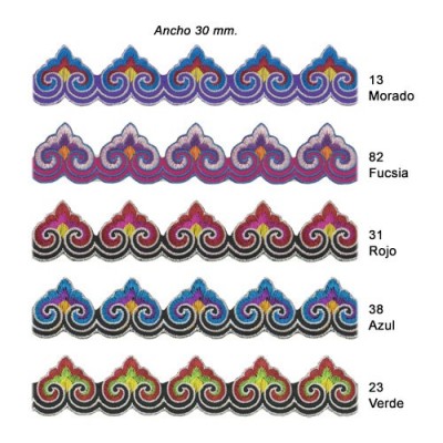 GALON BORDADO 4615 (Metros)...