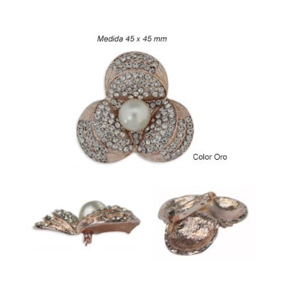 BROCHE METAL STRASS 814053...