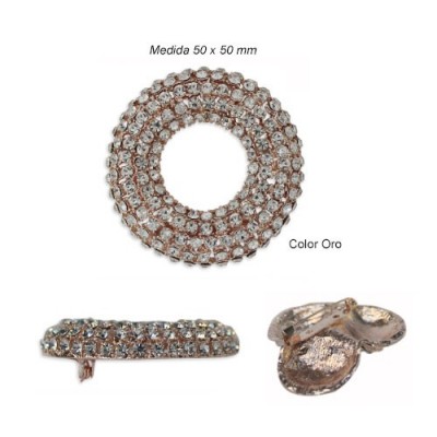 BROCHE METAL STRASS 814055...