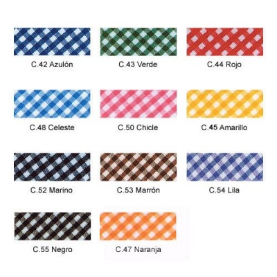 TELA VICHY C CUADROS 160cm...